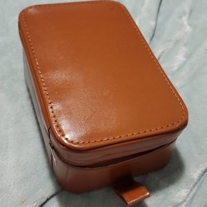 Genuine Top Grain Leather Toiletry Case